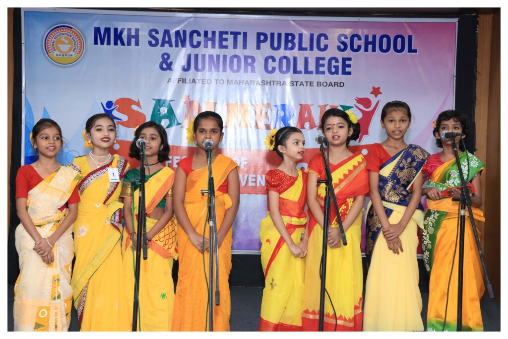 Students performing at Annual Day MKH Sancheti Public School Nagpur