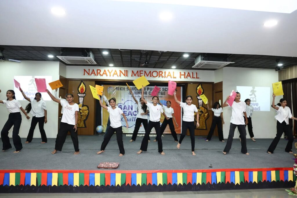 Students performing at Annual Day MKH Sancheti Public School Nagpur