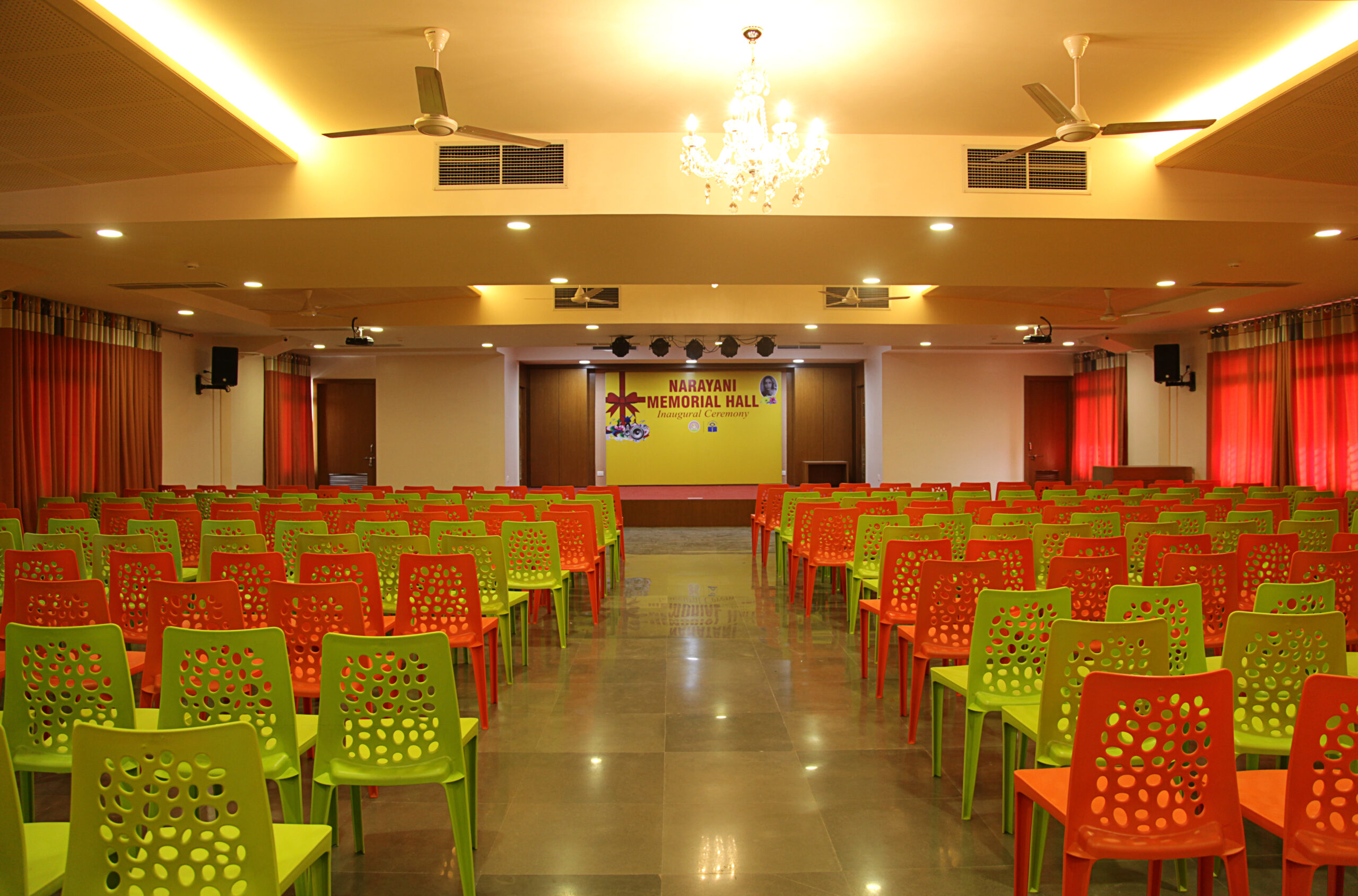 AC auditorium at MKH Sancheti Public School Nagpur