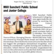Honoured by British Council